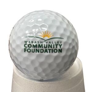 Wabash Valley Community Foundation Logo Top Flite Golf Ball